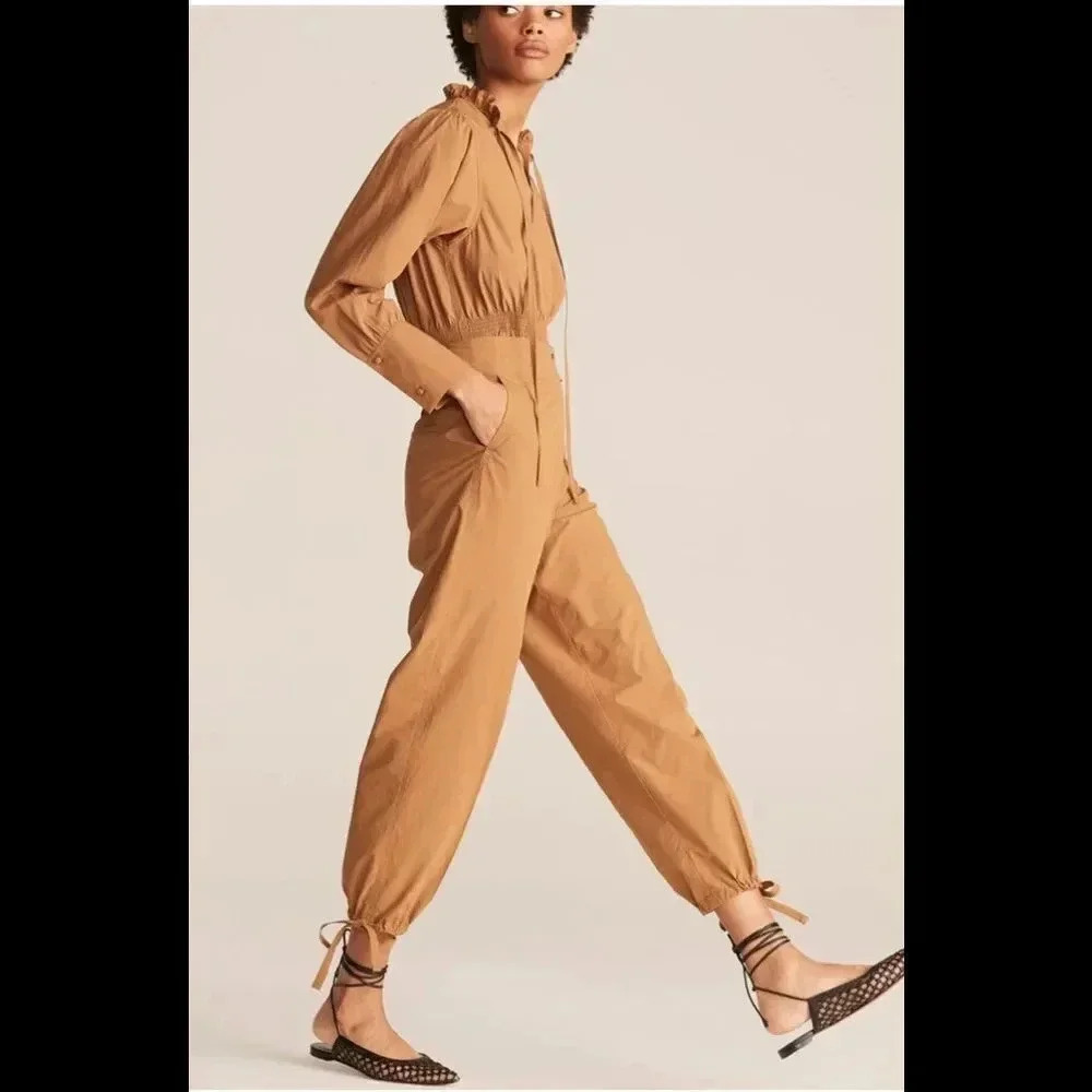Rebecca Taylor Tan Utility Jogger Pants - Picture 13 of 13